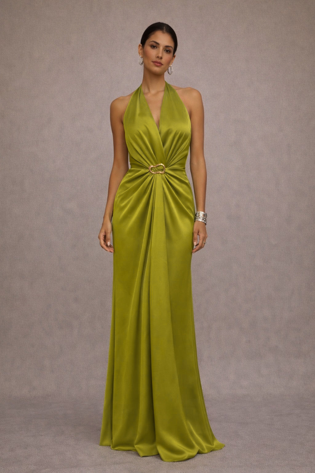 Vestido Zafira Pistacho