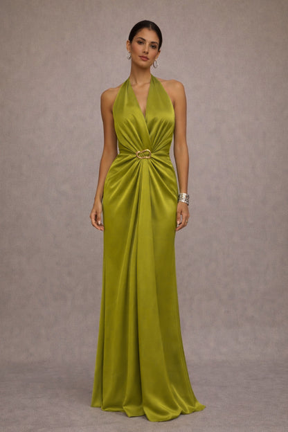 Vestido Zafira Pistacho