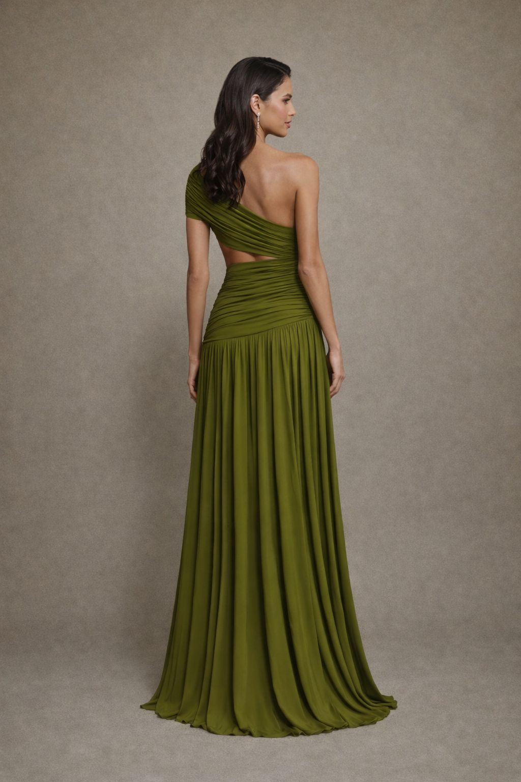 Vestido Dalila Verde Oliva