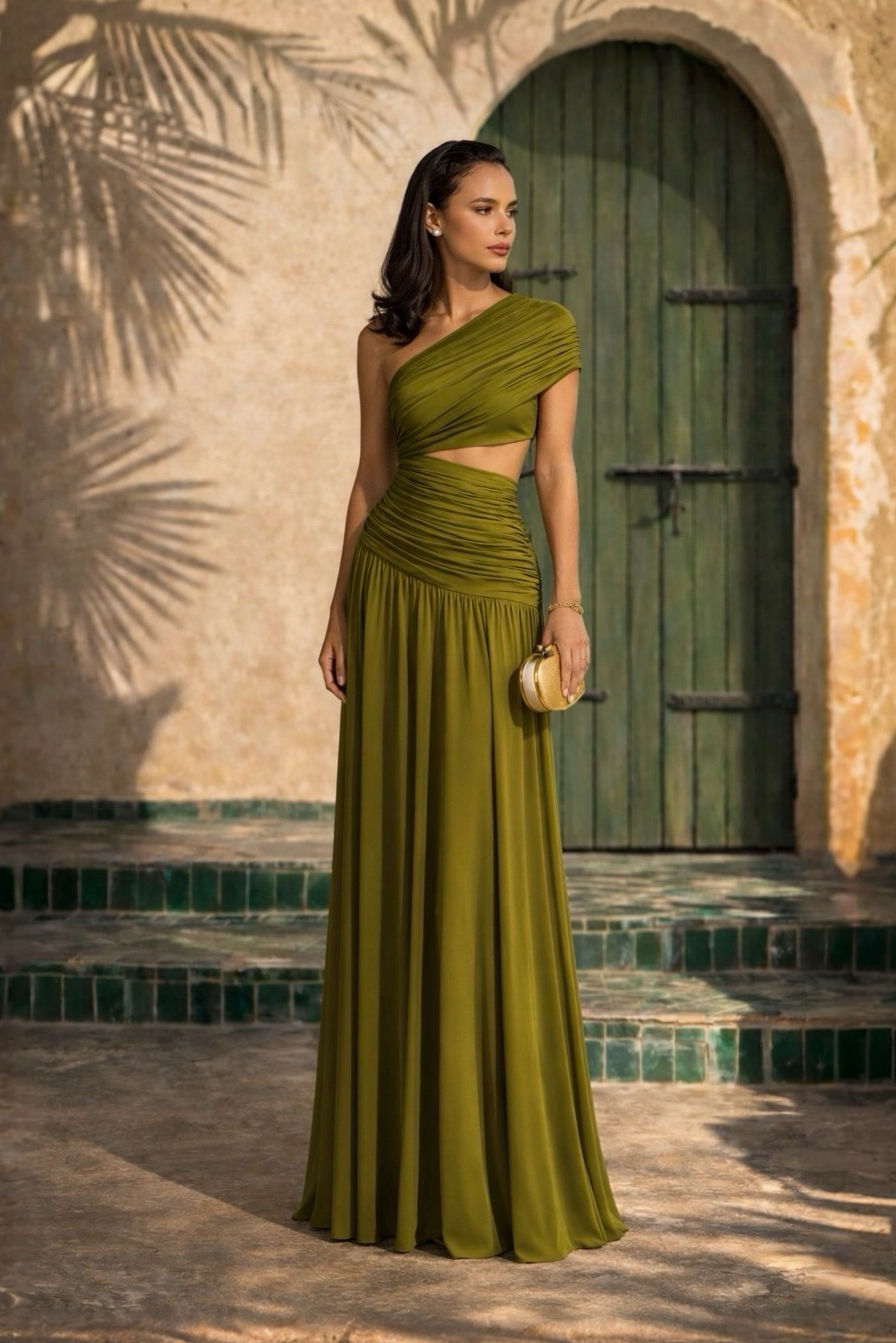 Vestido Dalila Verde Oliva