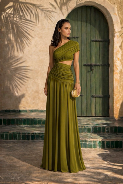 Vestido Dalila Verde Oliva