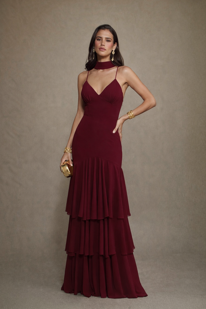 Vestido Lailah Burdeos