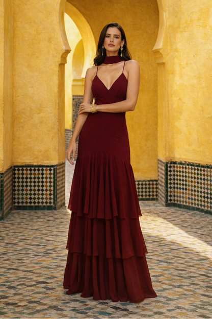 Vestido Lailah Burdeos