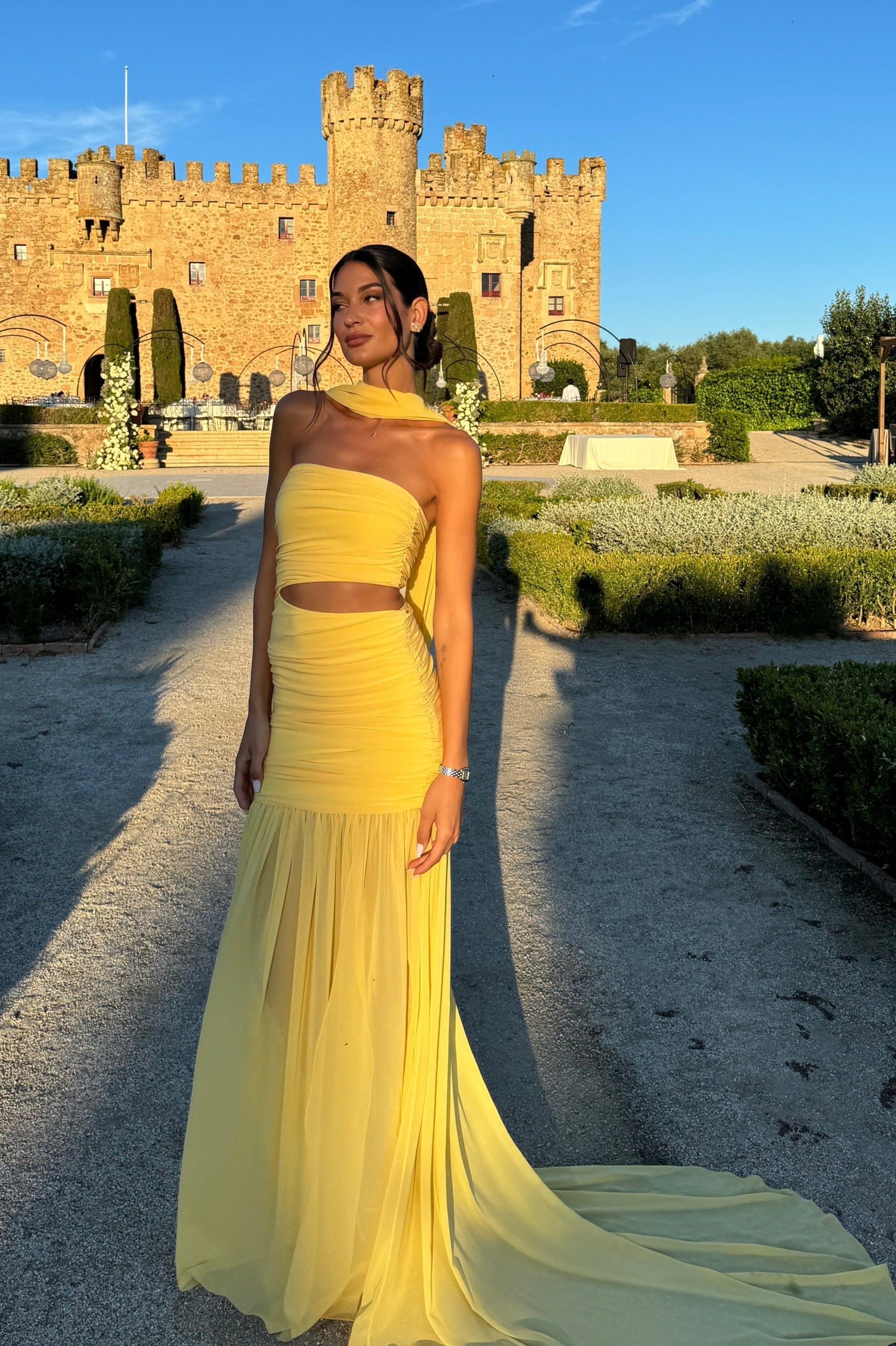 Vestido Ámbar Amarillo – Adorie - Main Image