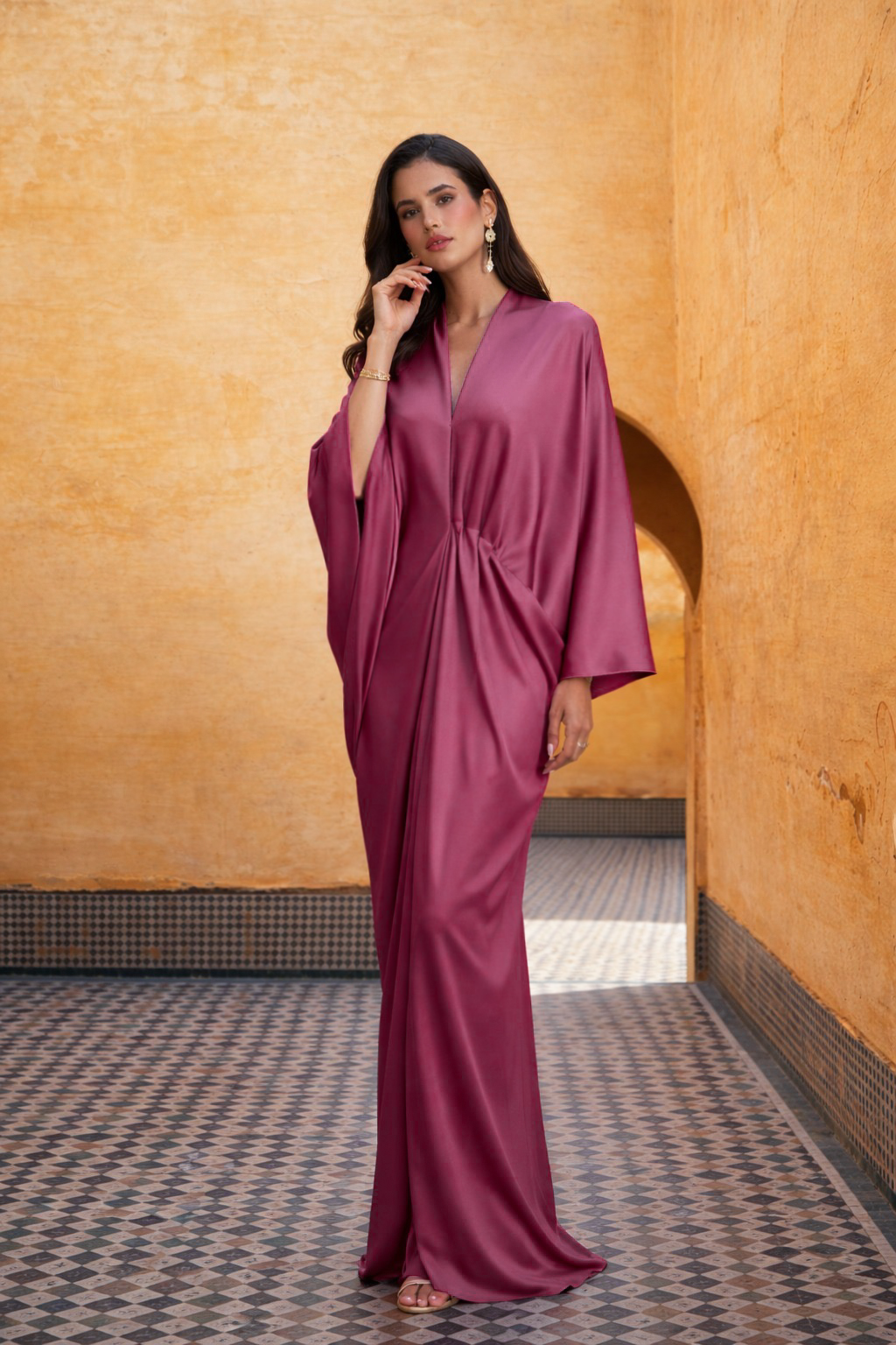 Vestido Zahira Rosa