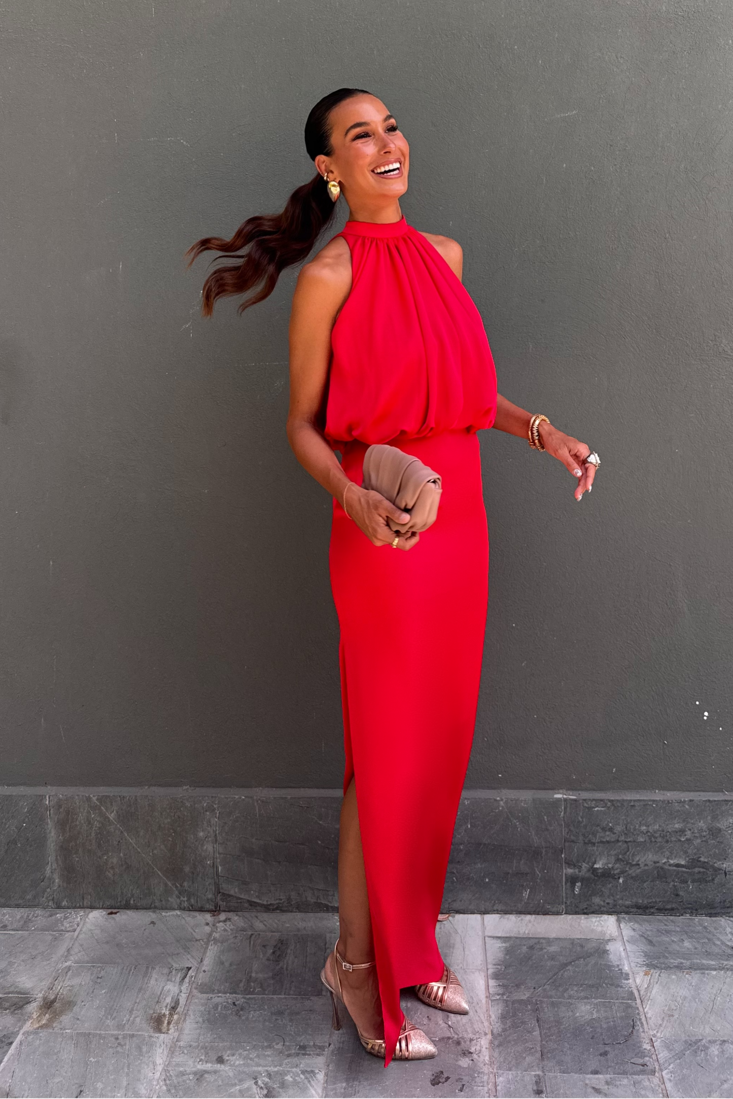 Vestido Jamila Rojo